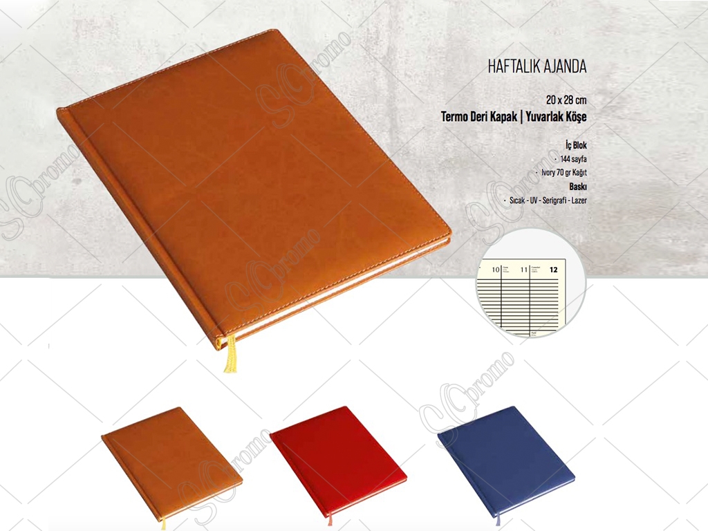 Haftalık Tarihli Ajanda