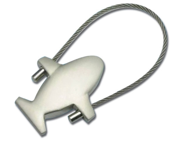 Metal Airplane Keychain